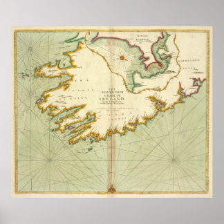 Sydvästra Irland efter Thornton Poster