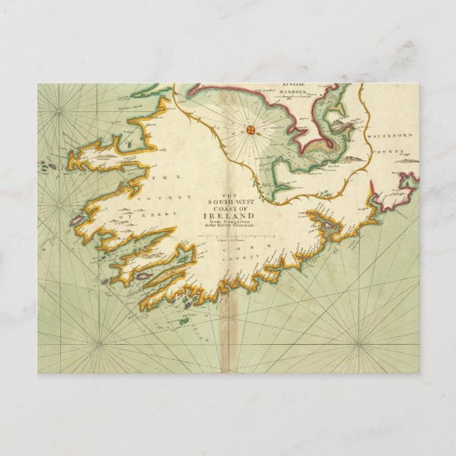 Sydvästra Irland efter Thornton Vykort (Framsida)