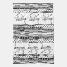 Sydvästra Jackkanit Black Geometric Mönster