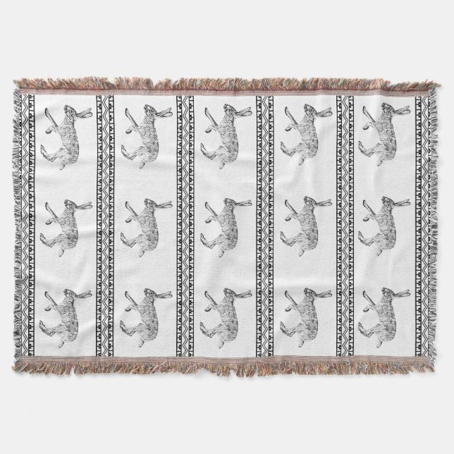 Sydvästra Jackkanit och Geometriska berg Filt (Framsidan)