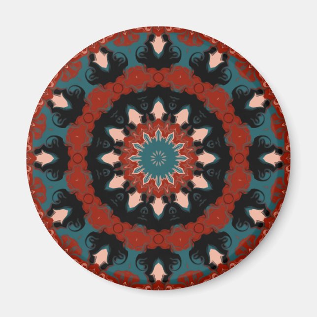 Sydvästra Kaleidoscope Magnet (Framsidan)
