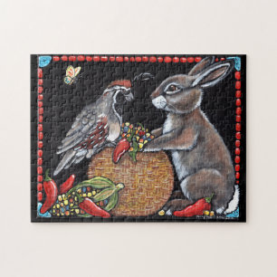 Sydvästra kanin Quail Maj Turcos Puzzle hård Pussel