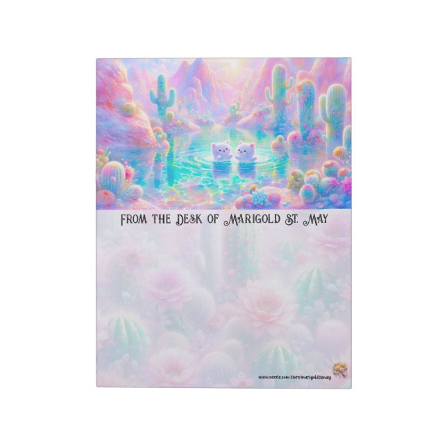 Sydvästra Kittens Notepad Anteckningsblock (Roterad)