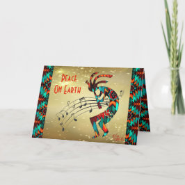 Sydvästra Kokopelli-julkort Helgkort