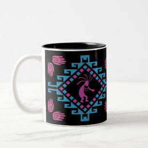 Sydvästra Kokopelli Two-Tone Coffee Mugg