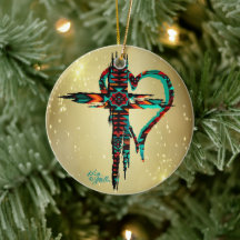 Sydvästra Kor och hjärt-julprydnad