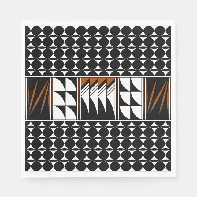 Sydvästra Luddblommor Pappersservett (Framsidan)