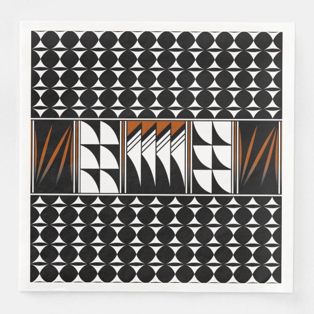 Sydvästra Luddblommor Pappersservett (Framsida)