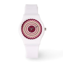 Sydvästra Maroon Zigzag Armbandsur
