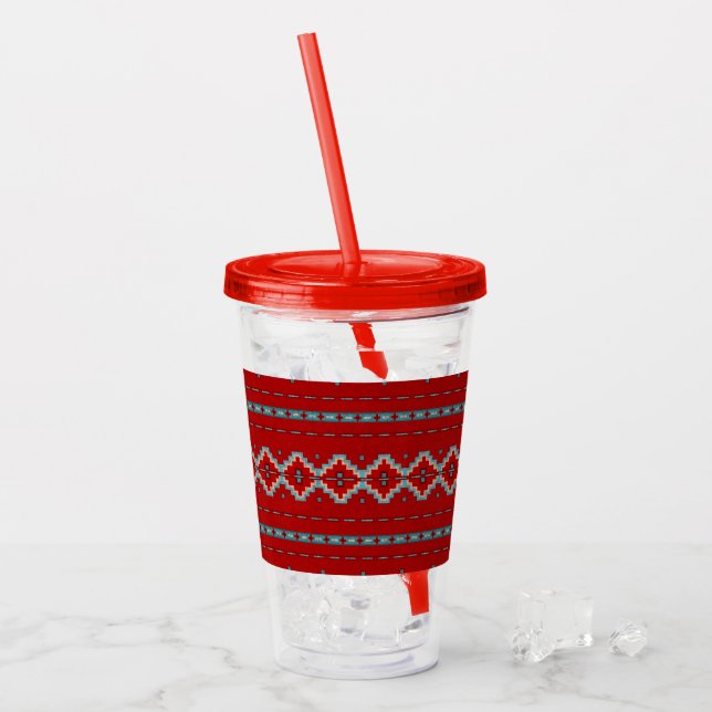 Sydvästra Mesas Red & Turcos ise Take Away Mugg (Framsida Ice)