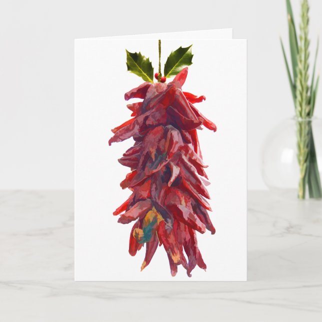 Sydvästra Mistletoe Helgkort (Framsida)