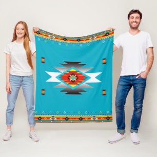 Sydvästra Mönster 8, utbytbart färg Fleecefilt