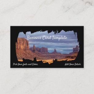 Sydvästra Monument Valley Arizona Visitkort
