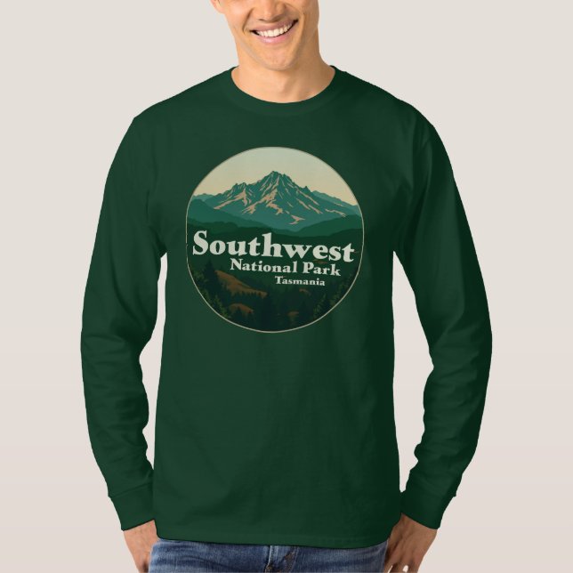 Sydvästra nationalparken Tasmania T Shirt (Framsida)