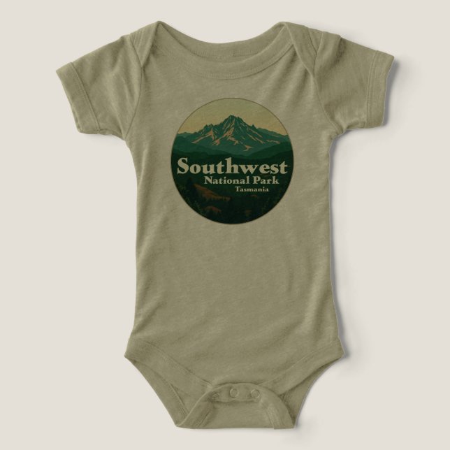 Sydvästra nationalparken Tasmania T Shirt (Design Framsida)