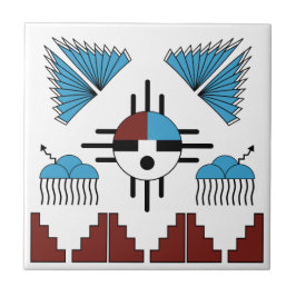 Sydvästra Native American Art Kakelplatta