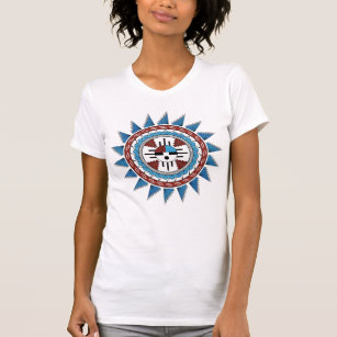 Sydvästra Native American Art Mandala T Shirt