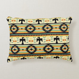 Sydvästra Native American Bird Mönster Prydnadskudde