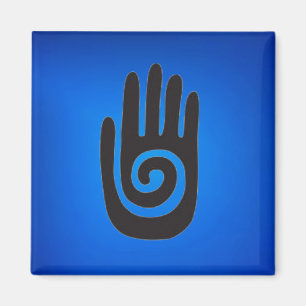 Sydvästra Native American Hand Symbol Magnet