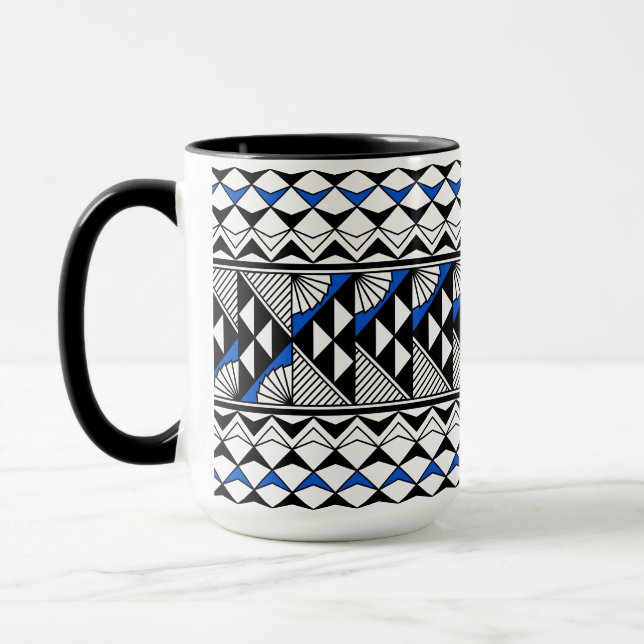 Sydvästra Native American Rain and Sol Design Mugg (Vänster)