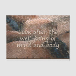 Sydvästra Native American well's Decoupage