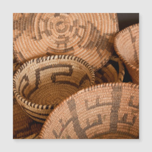 Sydvästra Native American Woven Basket Poster