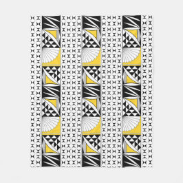 Sydvästra Native Sunrise i Gult Fleecefilt