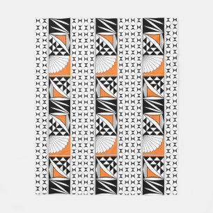 Sydvästra Native Sunrise i Orange Fleecefilt