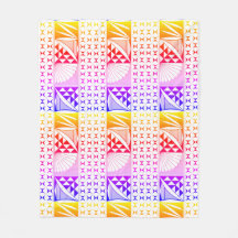 Sydvästra Native Sunrise i Rainbow Fleece Blanket