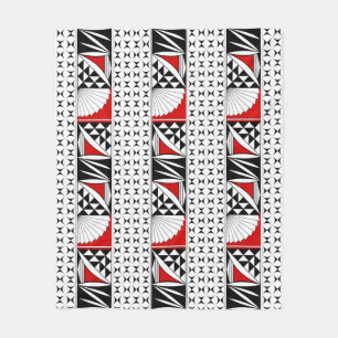 Sydvästra Native Sunrise i Red Fleecefilt