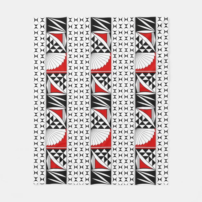 Sydvästra Native Sunrise i Red Fleecefilt (Framsidan)