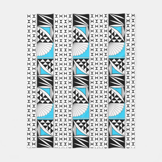 Sydvästra Native Sunrise i turkos Fleecefilt (Framsidan)