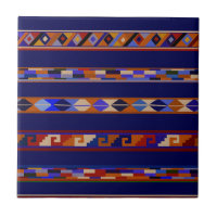 Sydvästra Oaxaca Tribal Folk Tile - flottan