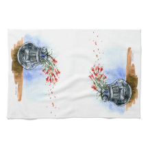 Sydvästra potten indian pintbrush wildblommor