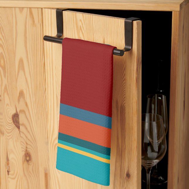 Sydvästra ränder 24 kökshandduk (Thirds Fold)