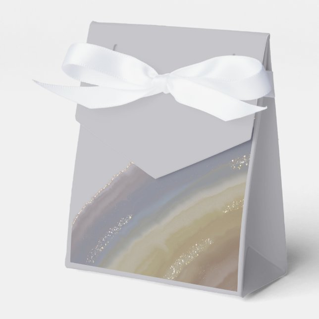 Sydvästra regnbågsagate presentaskar (Framsidan Sidan)