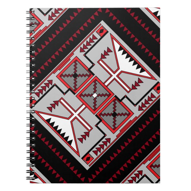 Sydvästra Retro Anteckningsbok Med Spiral (Framsidan)