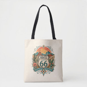 Sydvästra Route 66 Canyon Vista Carryall Tygkasse