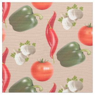 Sydvästra Salsa - Peppers Chilies Tomato Vitlic Tyg