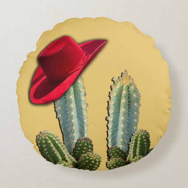 Sydvästra scenen rund kudde (Framsidan)