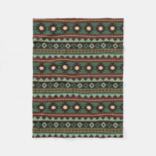 sydvästra stammen brun grönt fleecefilt