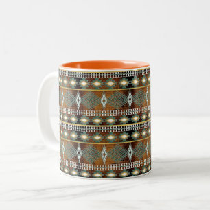 Sydvästra stammen mönster kaffe mugg
