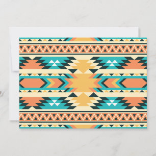 Sydvästra Stil Boho Mönster Tack Kort