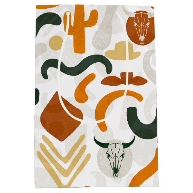 Sydvästra stil cactus bull skallcowboyhatt (Framsidan)