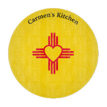 Sydvästra Stil Zia Heart New mexico Guld & Red