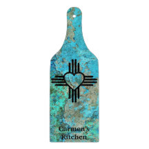 Sydvästra Stil Zia Heart Turcos New mexico