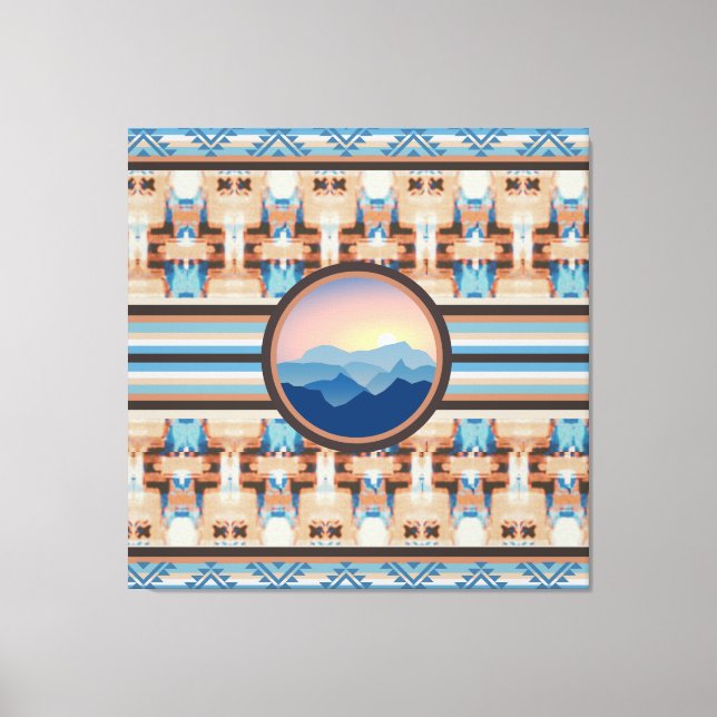 Sydvästra Sunrise Canvastryck (Framsida)