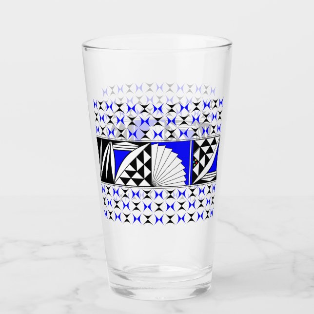 Sydvästra sunrise i Cobalt Glaskopp (Framsida)