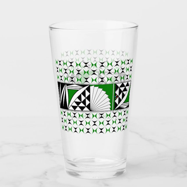 Sydvästra Sunrise i Grönt Glaskopp (Framsida)