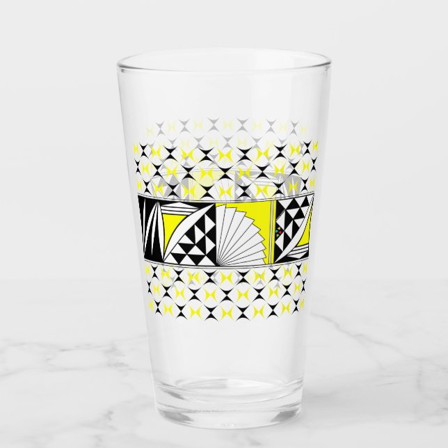 Sydvästra Sunrise i Gult Glaskopp (Framsida)